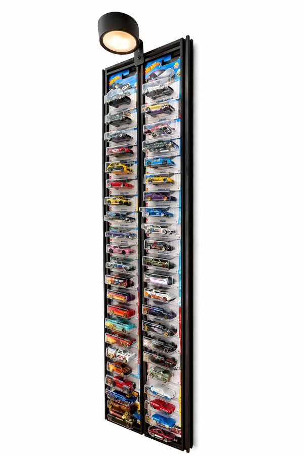2025/09/10187.png Ramka Kompatibilna z Modelami HotWheels z Dodatkowym LED 44 miejsca