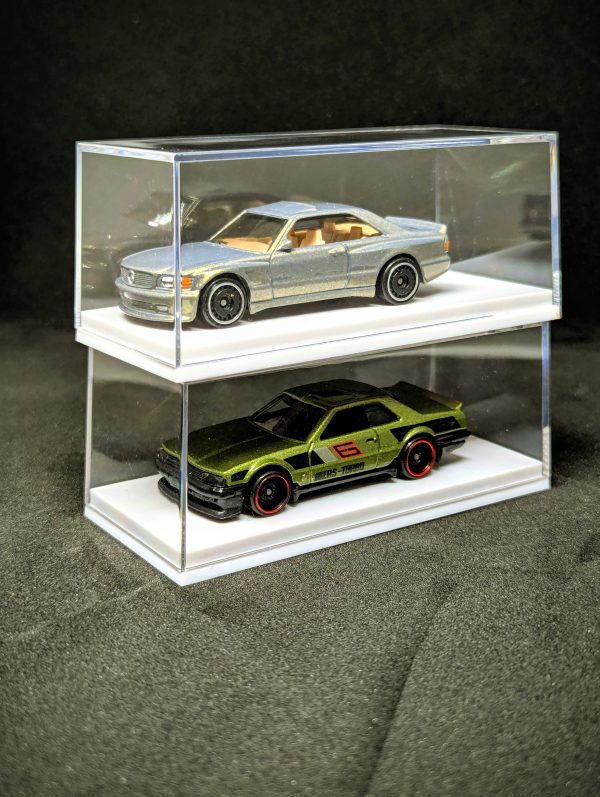 PXL_20250916_163231247~2 Gablotka na Hot Wheels Akrylowa Modułowa 1:64 Biała