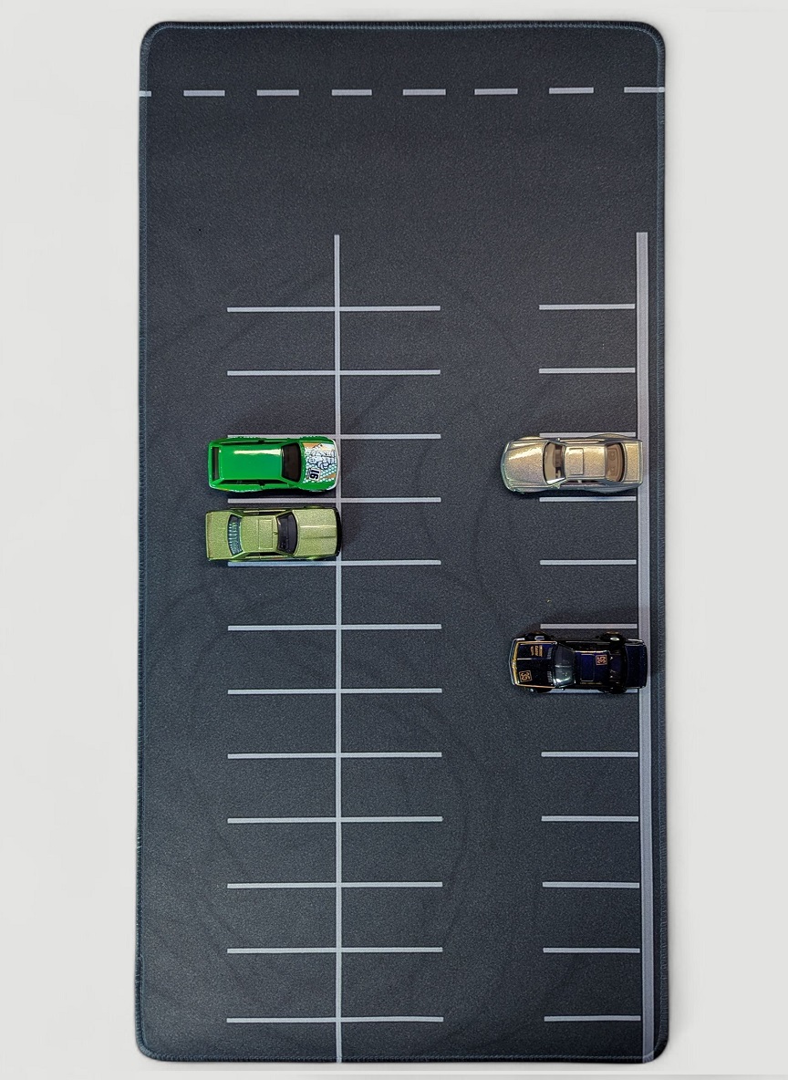Mata kolekcjonerska Parking 60×30 cm – podkładka pod modele Hot Wheels 1:64