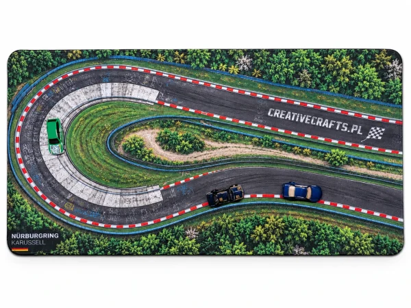 Mata na biurko Nürburgring Karussell 40 × 80 cm