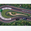 Mata na biurko Nürburgring Karussell 40 × 80 cm