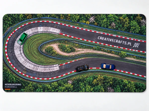 Mata na biurko Nürburgring Karussell 40 × 80 cm