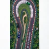 Mata na biurko Nürburgring Karussell 40 × 80 cm