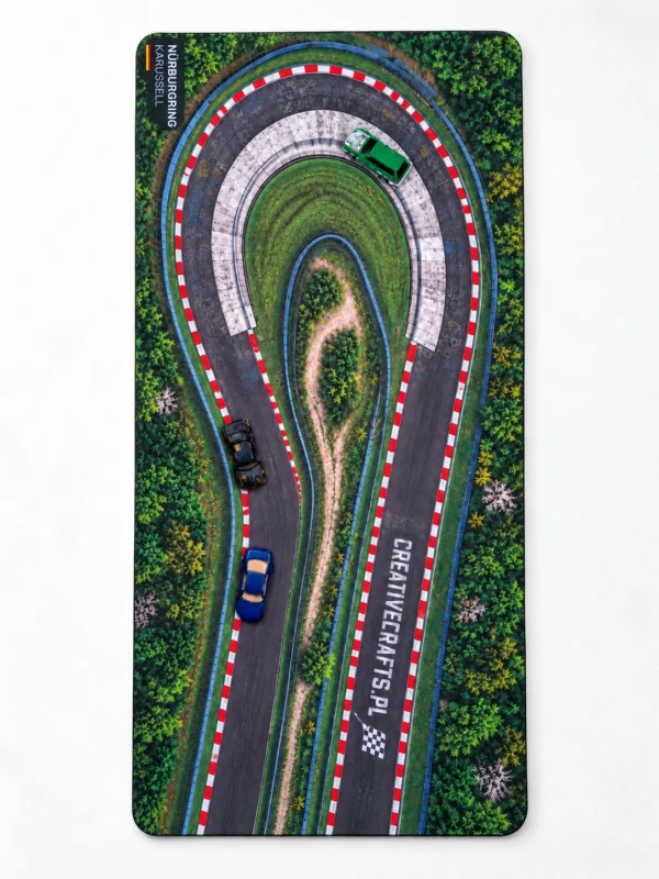 Mata na biurko Nürburgring Karussell 40 × 80 cm