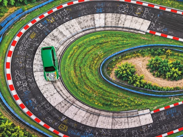 Mata na biurko Nürburgring Karussell 40 × 80 cm